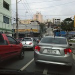 渋滞だらけのサンパウロ市内