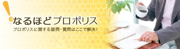 プロポリスに関する疑問・質問はここで解決